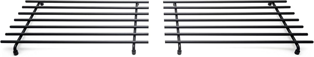 simplywire – Untersetzer – 2er-Pack – Hitzebeständig – Küchenarbeitsplattenschutz – Gross – Schwarz,