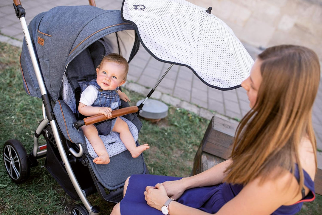 Sonnenschirm Design 941 mit Universalhalterung von Gesslein, Sonnenschutz für Kinderwagen & Buggys,