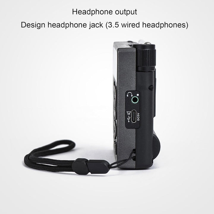 Tragbares Kurzwellenradio, HRD-757 SW FM MW AIR V.UHF WB Multiband-Radio Batteriebetrieben, 2500 MAh