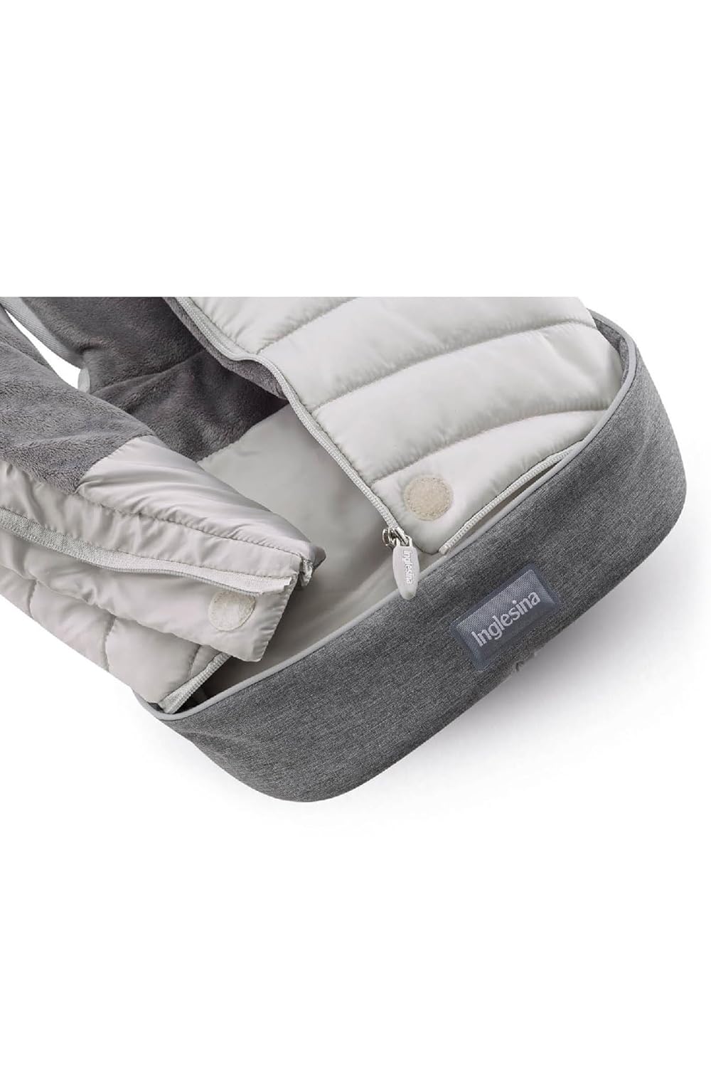 Inglesina Thermischer Winterfusssack, Blau, Warm für die Wiege, Wasserdichtes Gewebe, Weiches und Wa