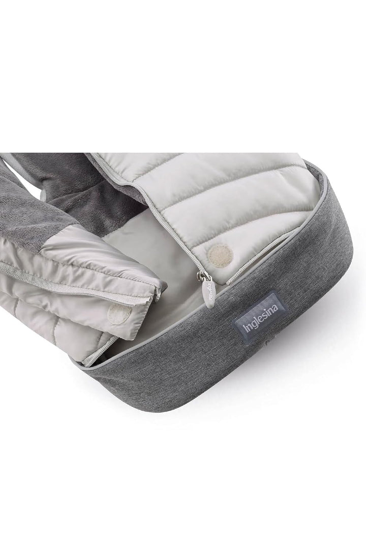 Inglesina Thermischer Winterfusssack, Blau, Warm für die Wiege, Wasserdichtes Gewebe, Weiches und Wa