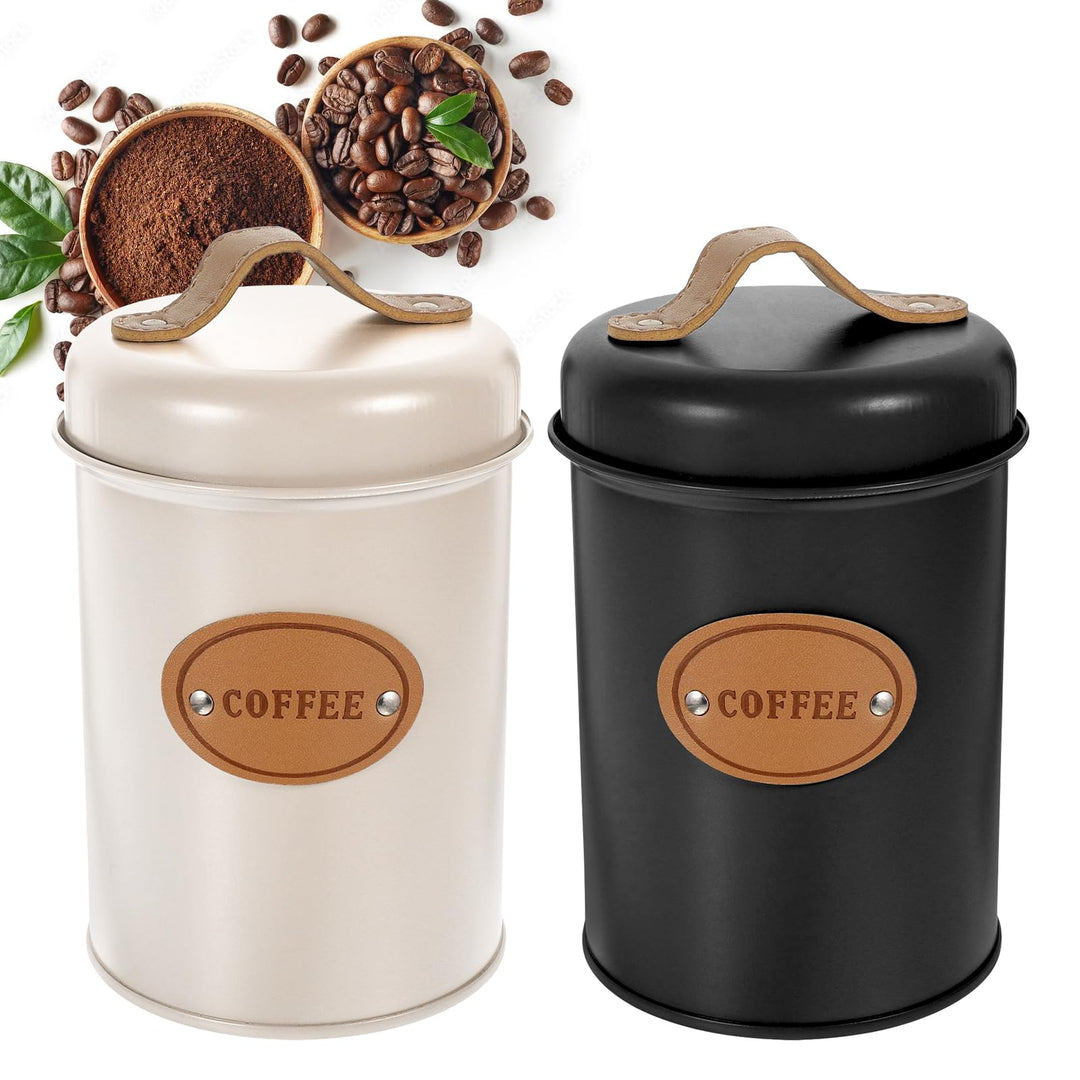 SUNOYA Kaffeedose Luftdicht, 2 Stück Kaffeedosen, Kaffeebohnen Behälter, Kaffeebehälter Luftdicht Vo