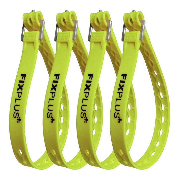 Fixplus Strap 4er-Pack - Zurrgurt Zum Sichern, Befestigen, Bündeln und Festzurren, aus Spezialkunsts