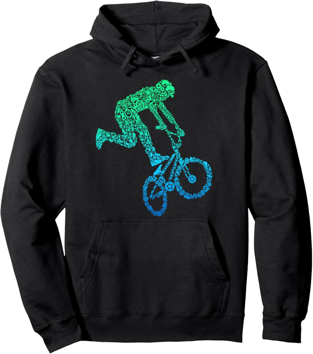 BMX Stunt Dirt Bike Freestyle Fahrer Jungen Kinder Pullover Hoodie