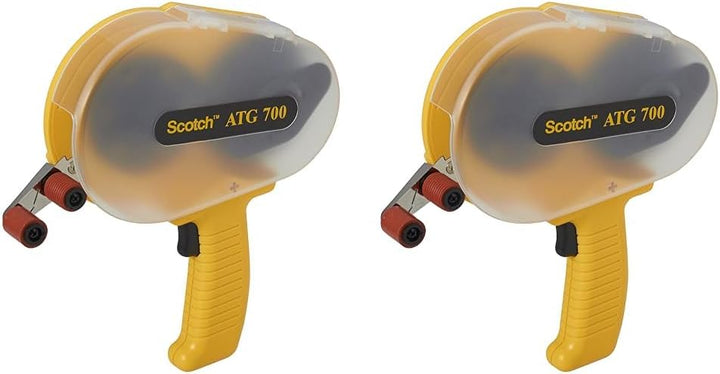 3M ATG 700 Handabroller, für Klebstoff-Filme, Gelb, 1-er Pack (Packung mit 2), Packung mit 2