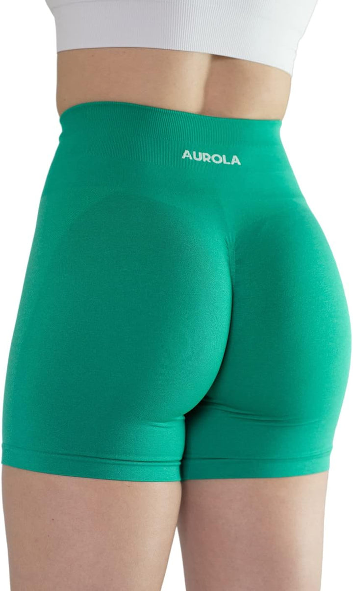 AUROLA Intensify Workout Shorts for Women Seamless Scrunch Short Gym Yoga Running Sport Active Exerc