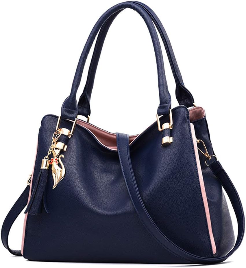 BUKESIYI Damen Tasche Umhängetasche Handtasche Frauen Klein Schultertasche Weekender Lack PU Leder C