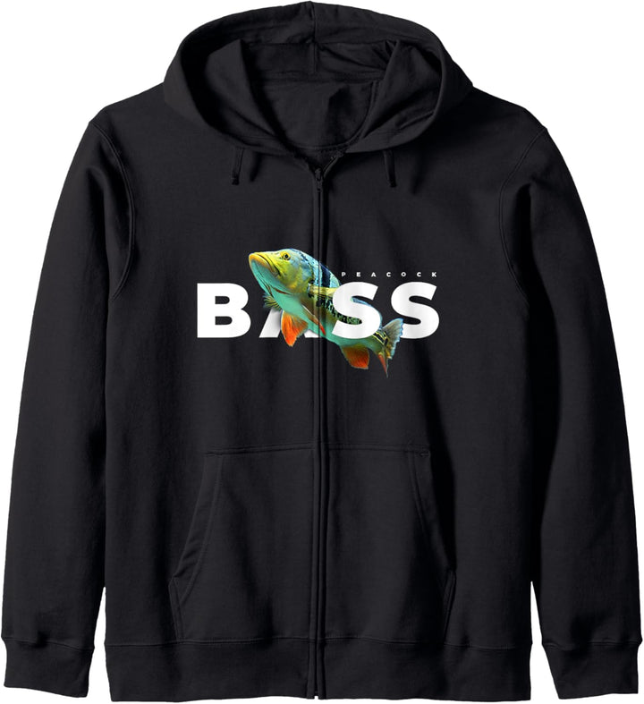 Pfauenbarsch Monster Fischhalter Kapuzenjacke
