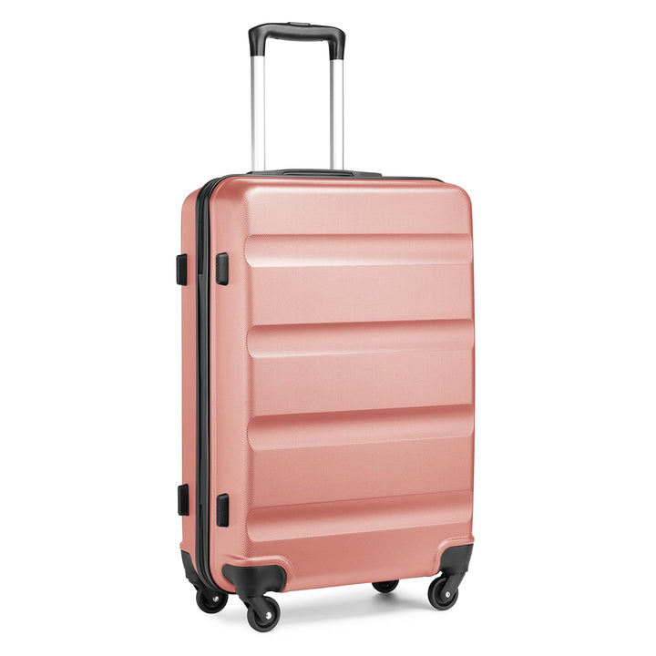 KONO Trolley Koffer Mittelgross Koffer L Hartschalenkoffer Reisekoffer mit Rollen und TSA Schloss Le