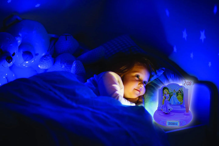 Lexibook, Disney Princess, Projektor-Radiowecker, RP515DPLXB