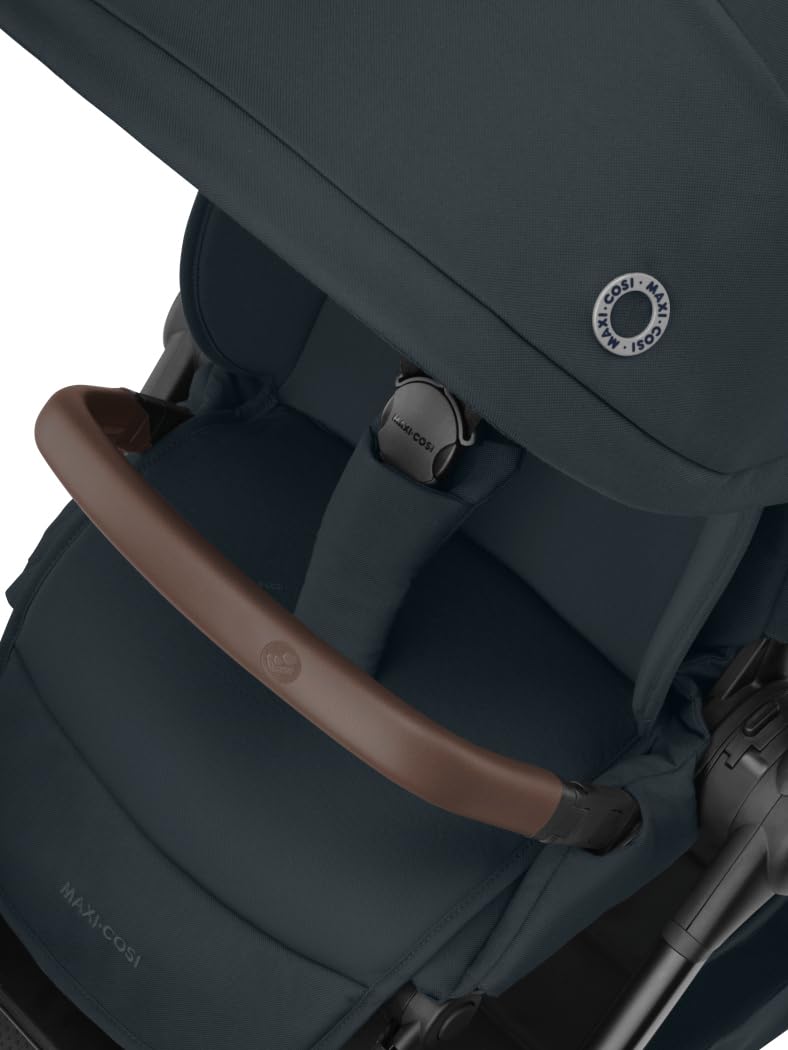 Maxi-Cosi Oxford Baby Kinderwagen, 0–4 Jahre, 0–22 kg, kompakt zusammenklappbar, Geräumiger Sitz, Sa