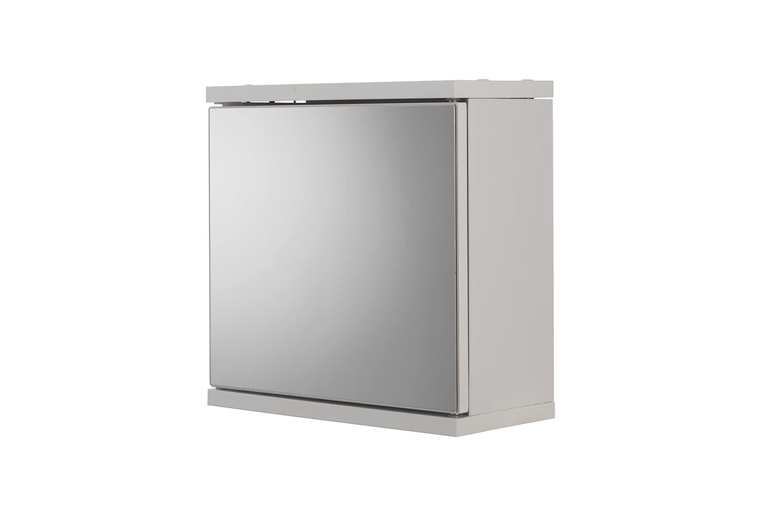 Croydex Spiegelschrank mit 1 Tür, MDF, FSC-zertifiziert, weiss, Weiss