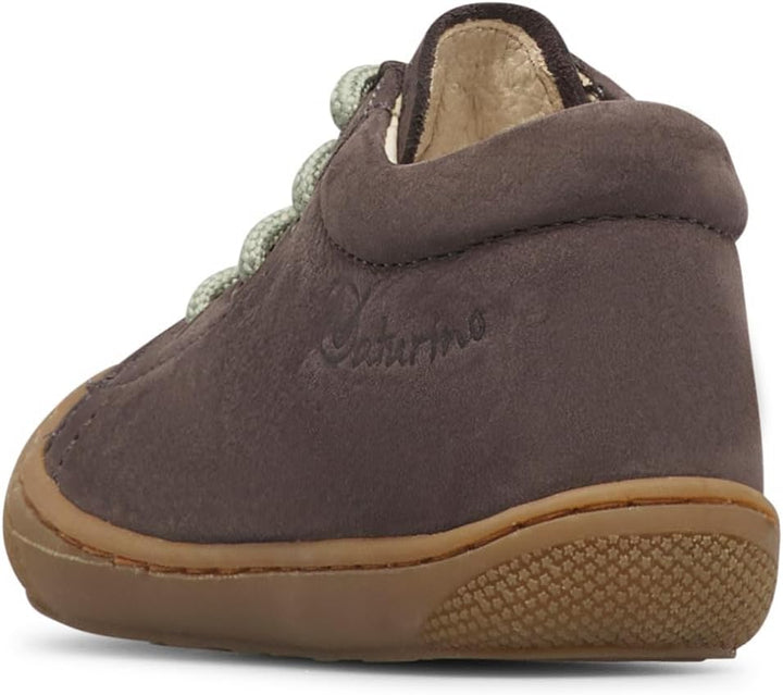 Naturino Lauflernschuhe aus Veloursleder 20 EU Anthrazit Hellgrau, 20 EU Anthrazit Hellgrau