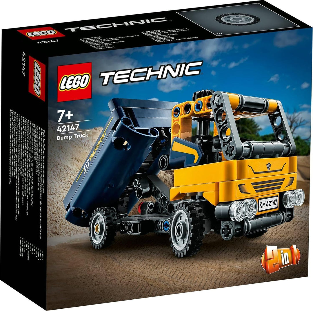 Lego Technic Set: 42167 Mack LR E Müllwagen, 42147 Kipplaster & 30655 Gabelstapler mit Palette