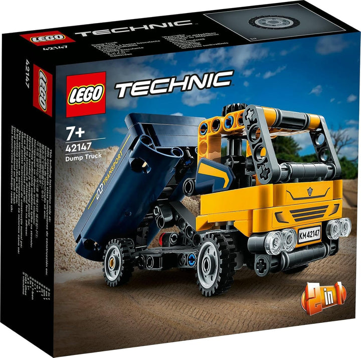 Lego Technic Set: 42167 Mack LR E Müllwagen, 42147 Kipplaster & 30655 Gabelstapler mit Palette