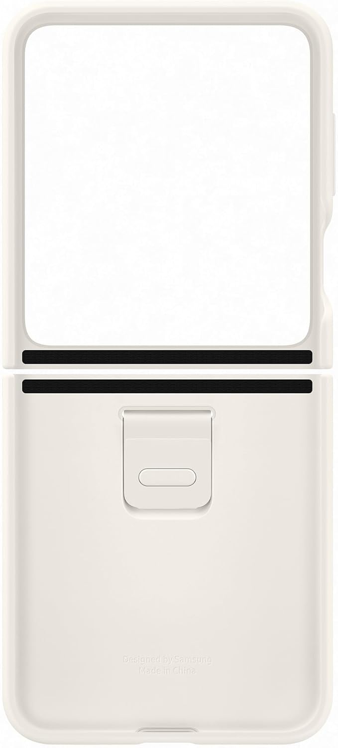 Samsung Silicone Case with Ring EF-PF731 für das Galaxy Z Flip5, Creme