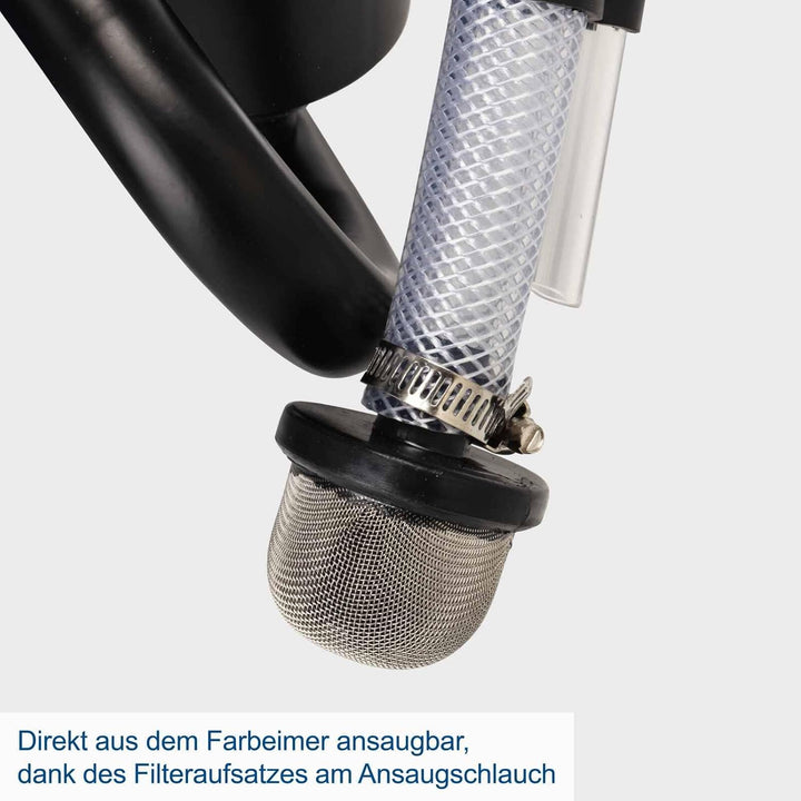 Scheppach ACS3000 Airless Farbsprühsystem 750W max. 207bar 7,6m Radius Durchflussmenge 1,1L/min, Mal