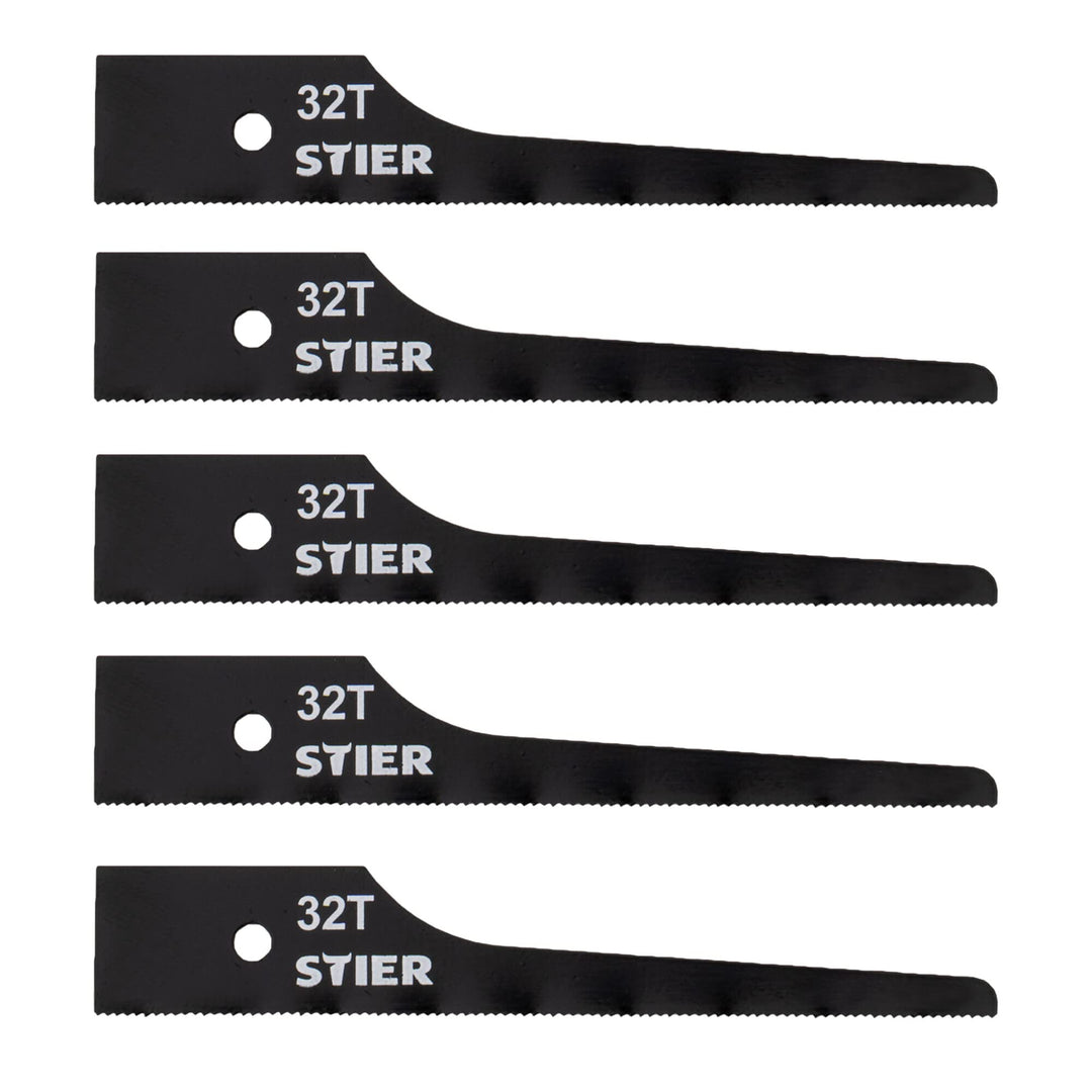 STIER Stichsägeblatt für STS-100 32 Zähne 5 Stk