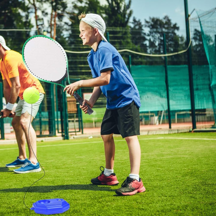 Tennisball für Anfänger Kinder Tennisschläger mit Tennistrainer blu, blu