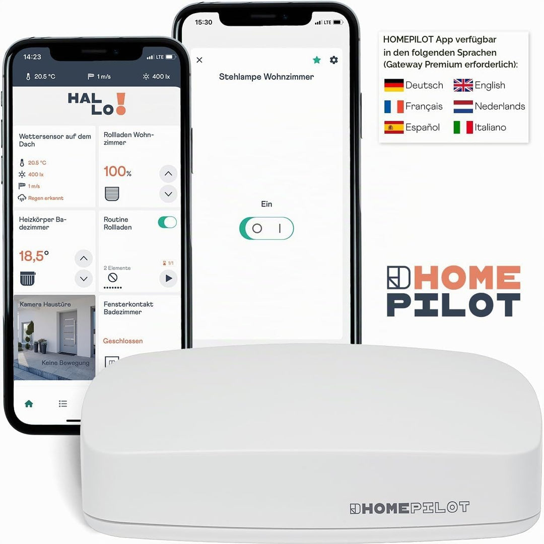 HOMEPILOT - Schaltaktor Smart 2-Kanal | Unterputz-Schaltaktor | Für Elektro- und Lichtsteuerung | Ap