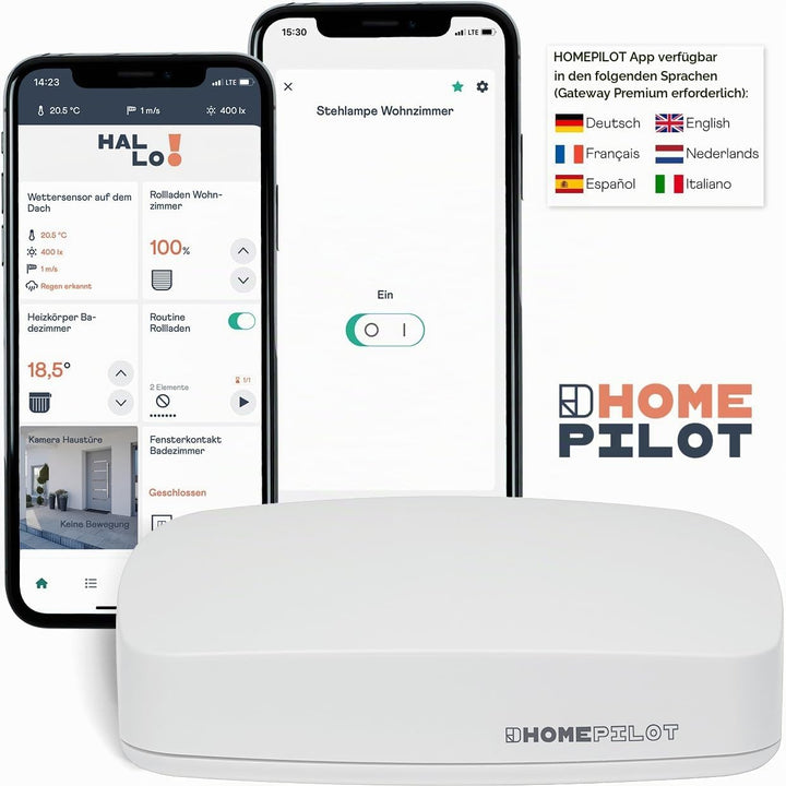 HOMEPILOT - Schaltaktor Smart 2-Kanal | Unterputz-Schaltaktor | Für Elektro- und Lichtsteuerung | Ap