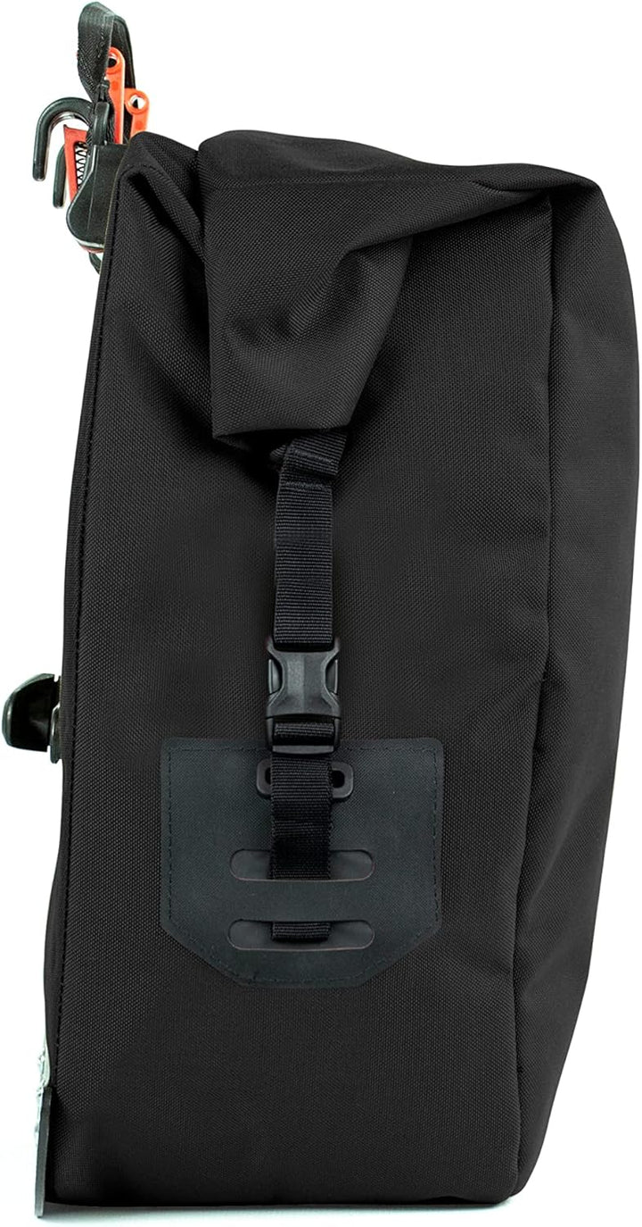 RESTRAP Panier Fahrradtasche Klickfix 13L/22L, wasserdicht L Schwarz, L Schwarz