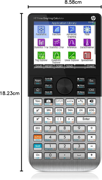 HP-Prime von Hewlett Packard/CAS/Algebraisch/UPN/Touch-Color-Display/USB/Kabel HP Prime, HP Prime