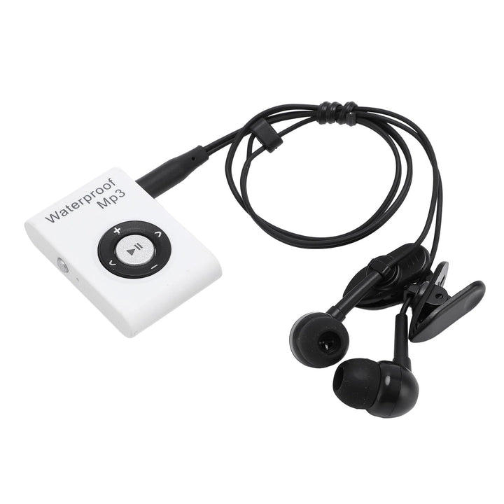 IPX8 wasserdichte MP3 -Player, Musikplayer mit Rückenclip, Eingebaut in 8 GB Speicher, Unterwasser -