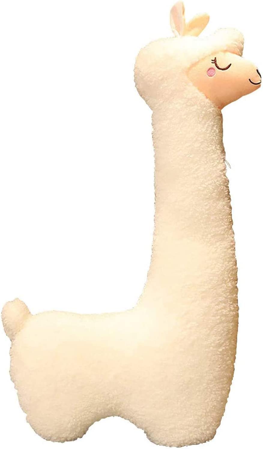 Alpaka Kuscheltier, Alpaka-Plüschtier mit langem Hals, Weiches Alpaka-Kissen-Stofftier, Long Neck Pl