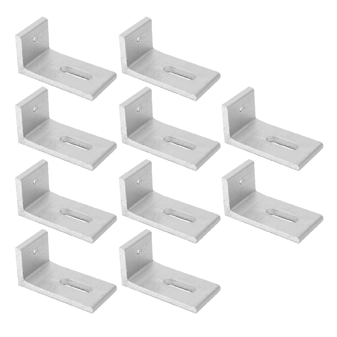 L-Klammern Solarmodul-Halterung, Aluminiumlegierung, 10 Stück, für Dach PV-System, Photovoltaik Stüt