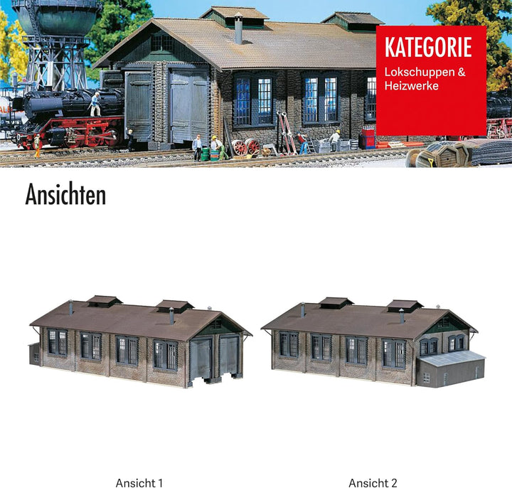 FALLER 120165 - Lokschuppen, 2-ständig