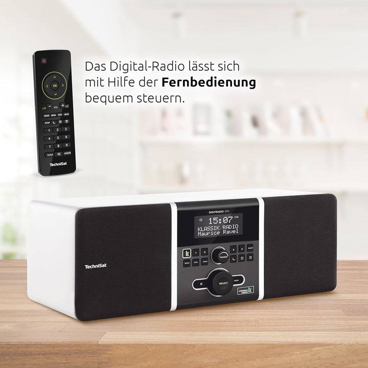 TechniSat Digitradio 305 Klassik Edition DAB Radio (mit Bassreflex-Holzgehäuse, DAB+, UKW, stationär
