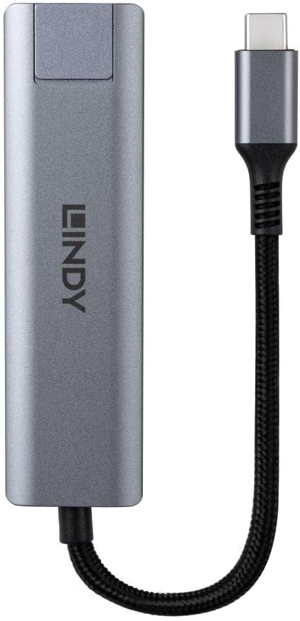 Lindy 43422 USB 3.2 Gen 2 Typ C Hub & Gigabit Ethernet Konverter