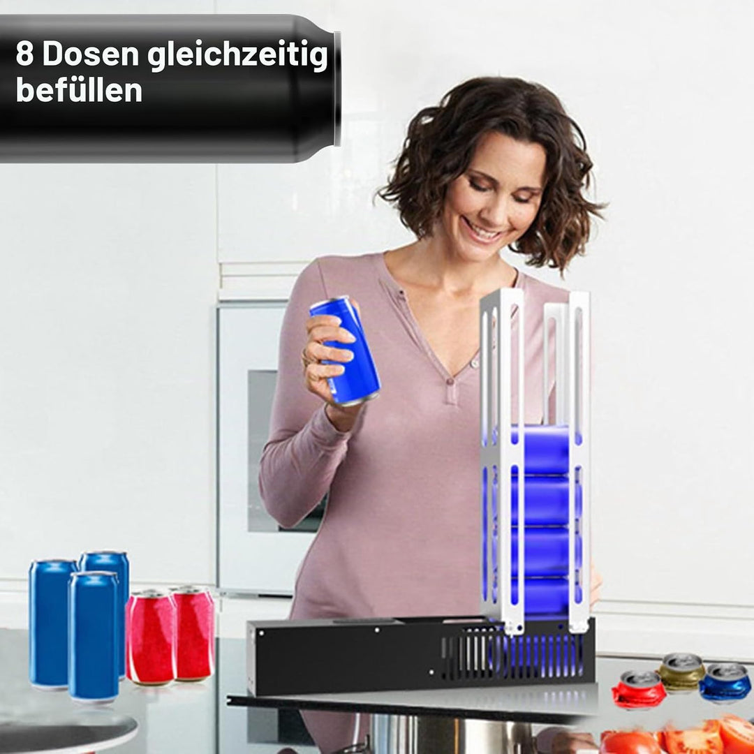 Elektrischer Dosenbrecher, Automatisches Recycling Von 6 oz bis 18 oz Aluminium-Metalldosen, Automat