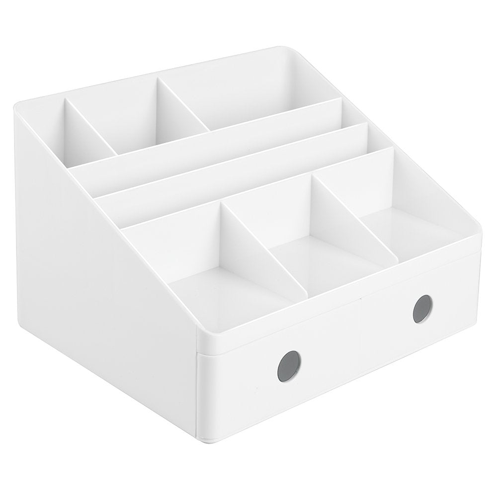 iDesign 42011EU Linus Schreibtisch Organizer mit Schubladen, weiss, Organizer mit Schubladen