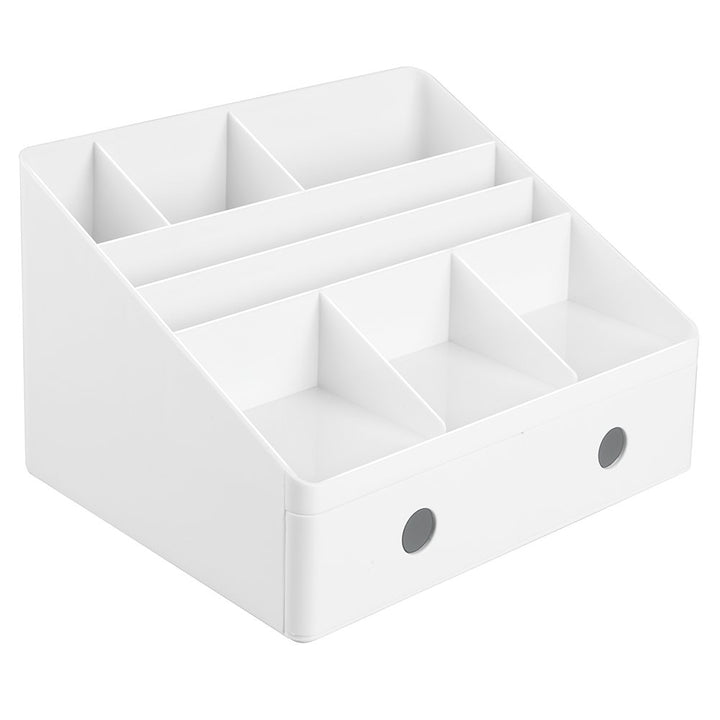 iDesign 42011EU Linus Schreibtisch Organizer mit Schubladen, weiss, Organizer mit Schubladen