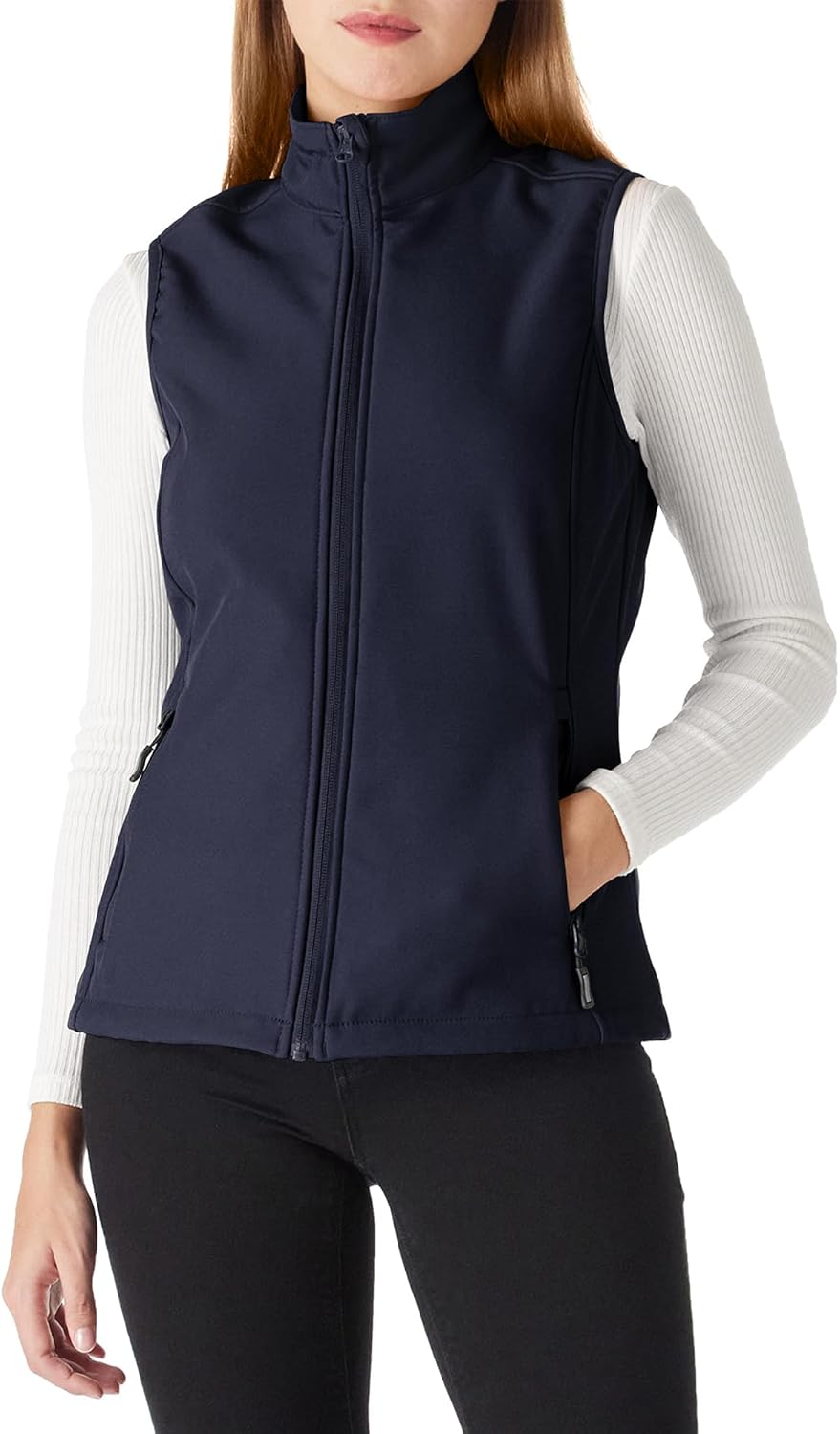 Outdoor Ventures Damen Sport Softshell Weste Leichte Ärmellose Jacke Frauen Gilets Winddicht Warm Fl
