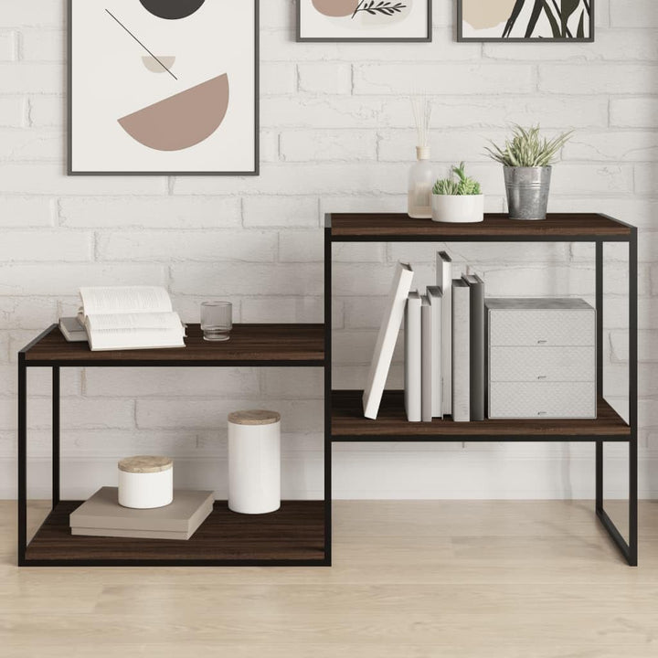 vidaXL Wandregale 4 STK., Wandregal Pflegeleicht, Hängeregal für Wohnzimmer Büro, Bücherregal Wandbo