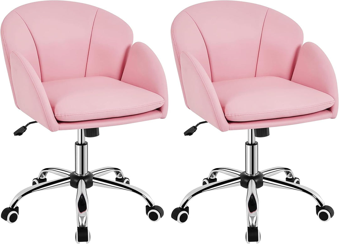 Yaheetech Schreibtischstuhl Ergonomisch Bürostuhl bis 136 kg Belastbar, Drehstuhl Höhenverstellbar C