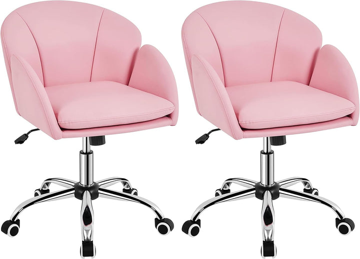 Yaheetech Schreibtischstuhl Ergonomisch Bürostuhl bis 136 kg Belastbar, Drehstuhl Höhenverstellbar C