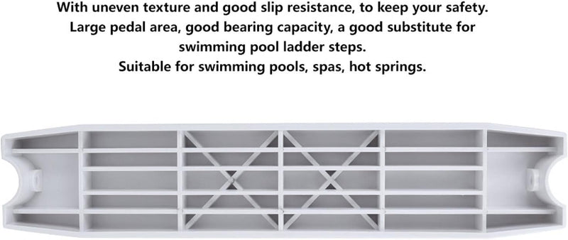 Nivvity Poolleitern Pedal, Schwimmbad Kunststoffleitern Schritt Ersatzpedal Zubehör Schwimmbad Zubeh