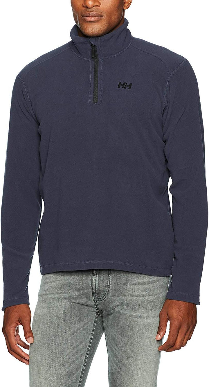 Helly Hansen Daybreaker 1/2 Zip Fleece - Mens Recycled Fleece-Outerwear-Jackets, Cozy Half-Zip Pullo