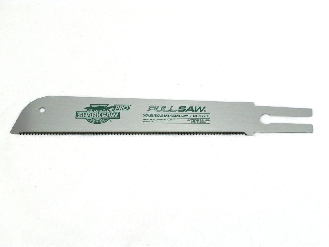 Takagi 102154 Ersatzsägeblatt für Detail Japanische Säge (Dovetail) für feinste Arbeiten 185mm