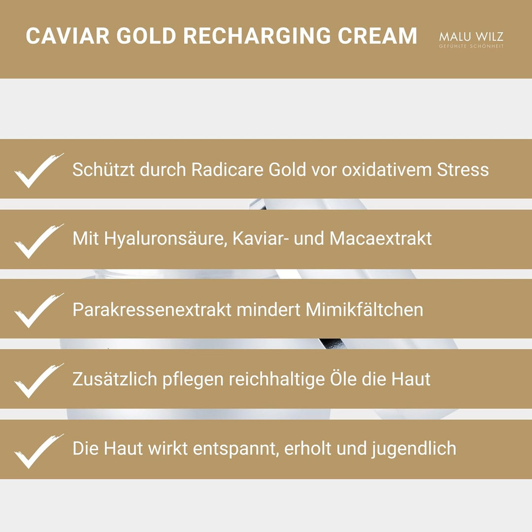 Malu Wilz Kosmetik Caviar Gold Recharging Cream 50 ml