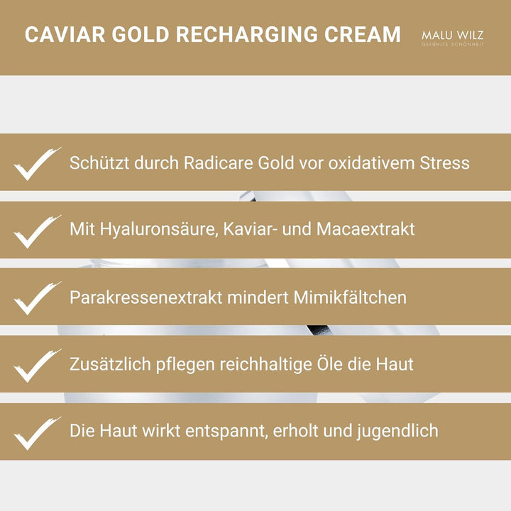 Malu Wilz Kosmetik Caviar Gold Recharging Cream 50 ml