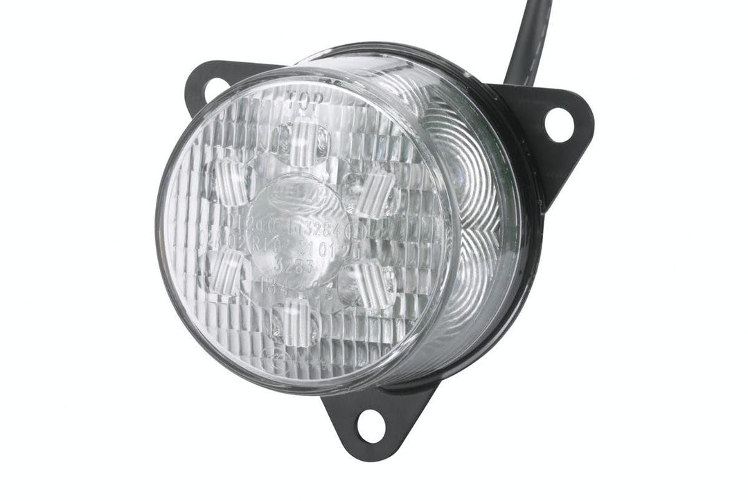 HELLA - Blinkleuchte - LED - 24V - Anbau/geschraubt - Lichtscheibenfarbe: glasklar - Kabel: 500mm -