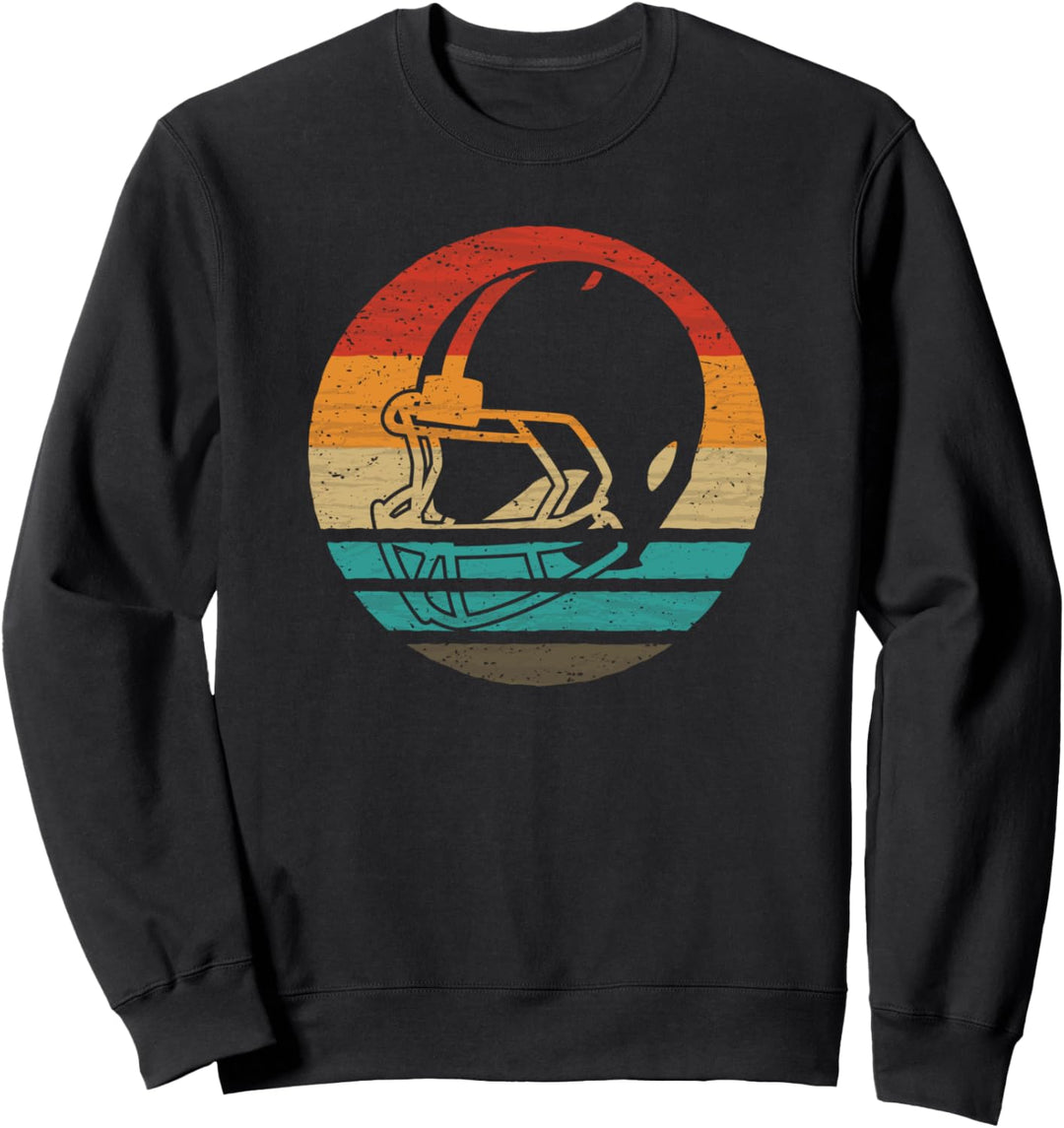 Football Helm Retro Style Vintage Sweatshirt