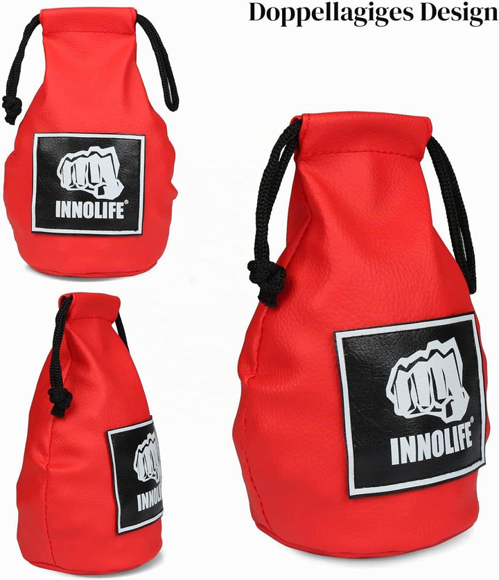 Innolife Boxing Dodge Hide Speed Bag rot Rot (Füllmaterial bereits im Lieferumfang enthalten), Rot (