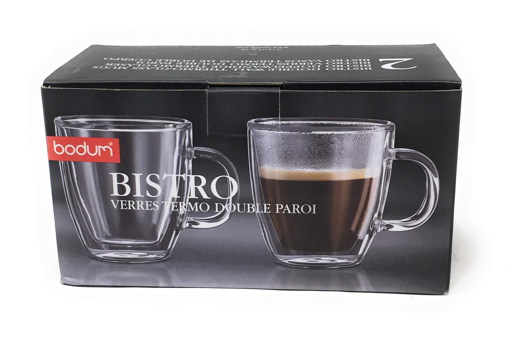 Bodum 10602-10 Bistro 2 Stück Espressotasse, doppelwandig, 0.15 l 0,15 liters, 0,15 liters