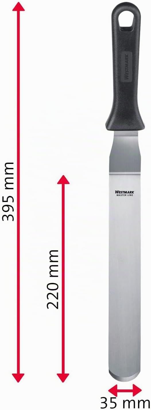 Westmark 1 Tortenbodenteiler mit 2 gezahnten Schneiddrähten + 1 Winkelpalette, 39,5 cm, Rostfreier E
